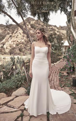 Jersey knit wedding store dress