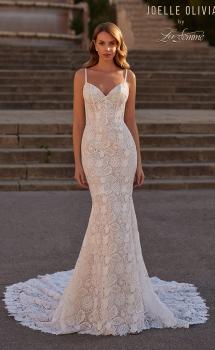 Picture of: Wedding Dress with Gorgeous Lace Pattern and V Neckline in WIINI, Style: J2227, Main Picture