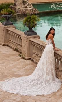 Picture of: A Line Wedding Gown with Slit in a Beautiful Lace in IIINI, Style: B1358, Main Picture